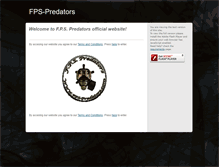 Tablet Screenshot of fps-predators.com